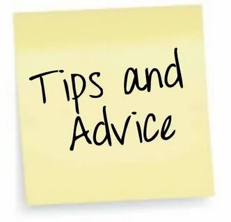 Some pieces of advice