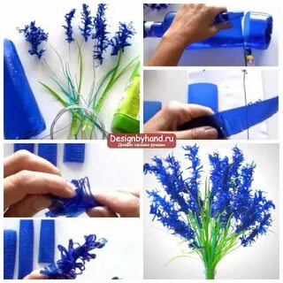 Цветок из пластиковой бутылки пошагово