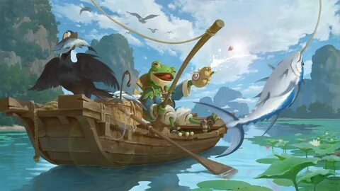 Fishing Art Wallpapers - Top Free Fishing Art Backgrounds - WallpaperAccess