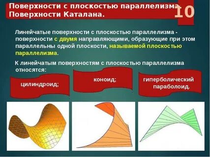 Поверхности с двумя направляющими