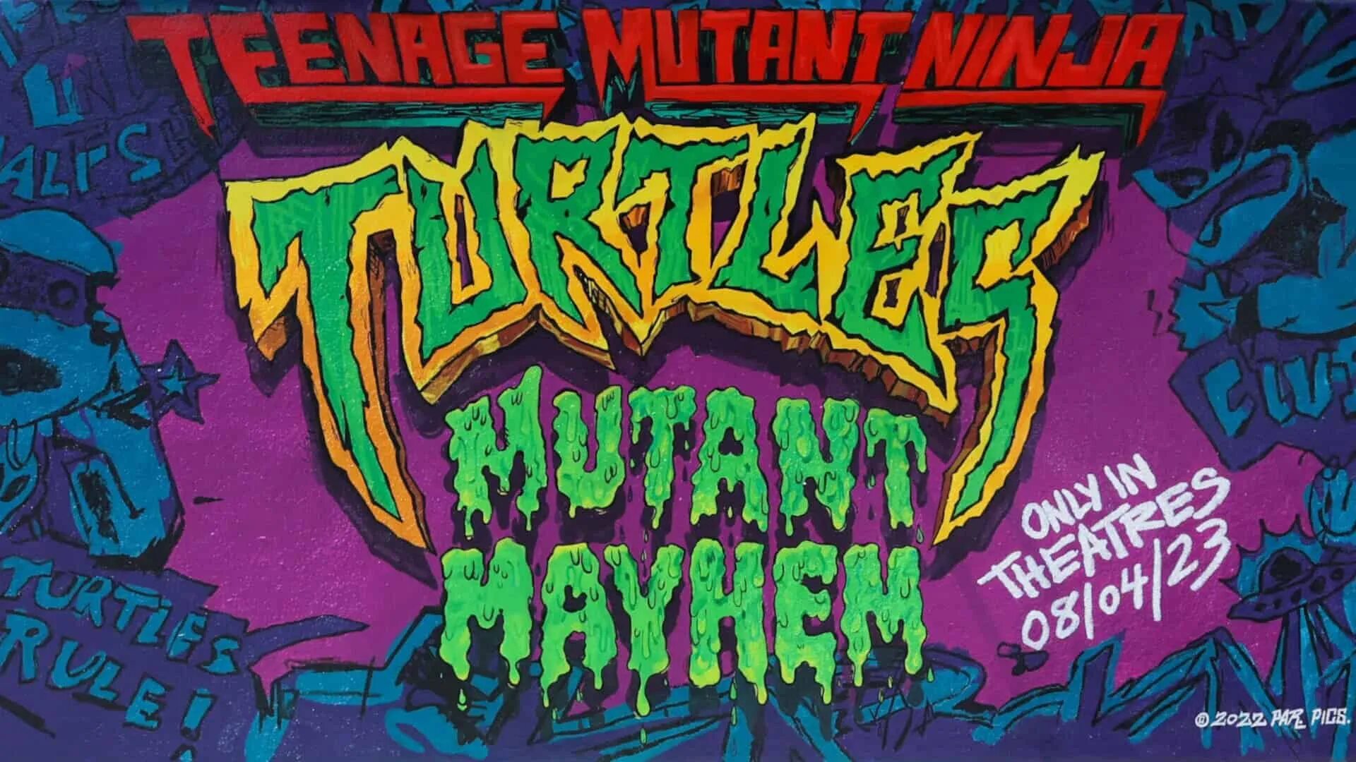 Черепашки-ниндзя погром мутантов. TMNT Mutant Mayhem 2023. Черепашки ниндзя погром мутантов 2023. Черепашки ниндзя погром мутантов Постер. Tmnt mayhem