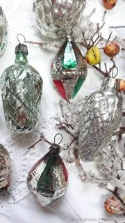 Реставрация елочных игрушек из стекла