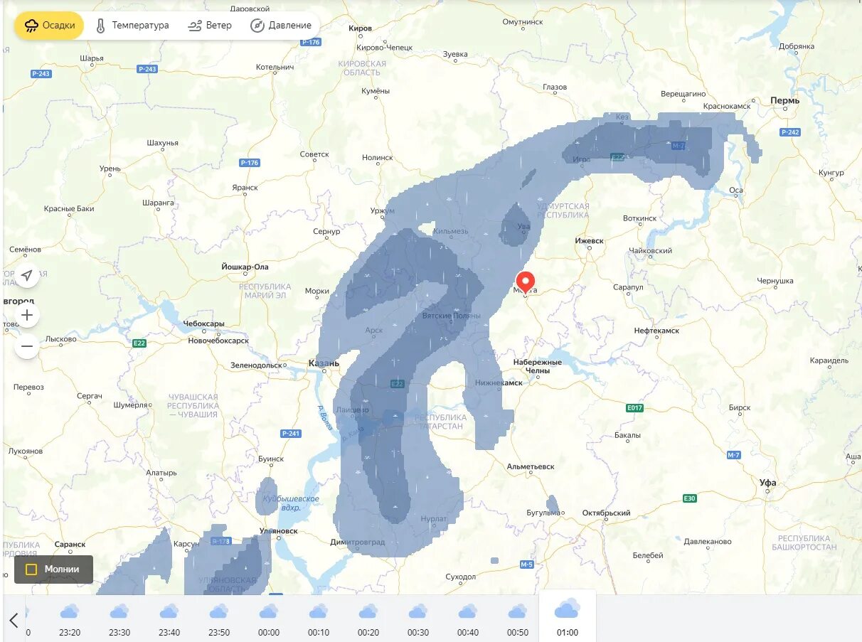 Карта осадков Ижевск. Карта Можги. Карта осадков Бугульма. Карта осадков Димитровград.