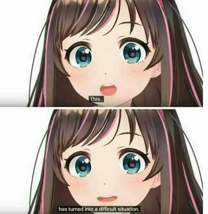 Why are you coming to me. Аниме when your. Аниме Охайо годзаимас. Аниме Мем. Kizuna ai мемы.