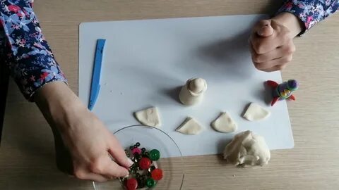 Ракета из соленого теста для детей