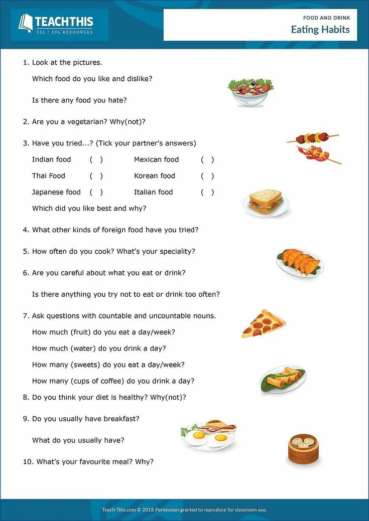 Вопросы food for speaking. Food in English Worksheet. Английский упражнения eating food. Worksheet. Food ESL Worksheets.