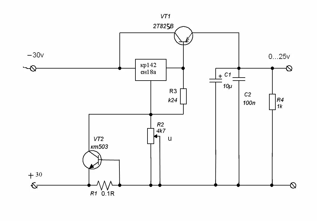 Схемы на lm317 блоков питания с регулировкой Ответы : Помогите со схемой регулятора напряжения и тока на LM 317