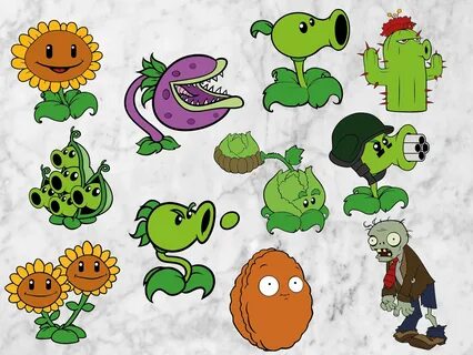 Персонажи plants vs