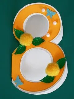Открытка в виде 8