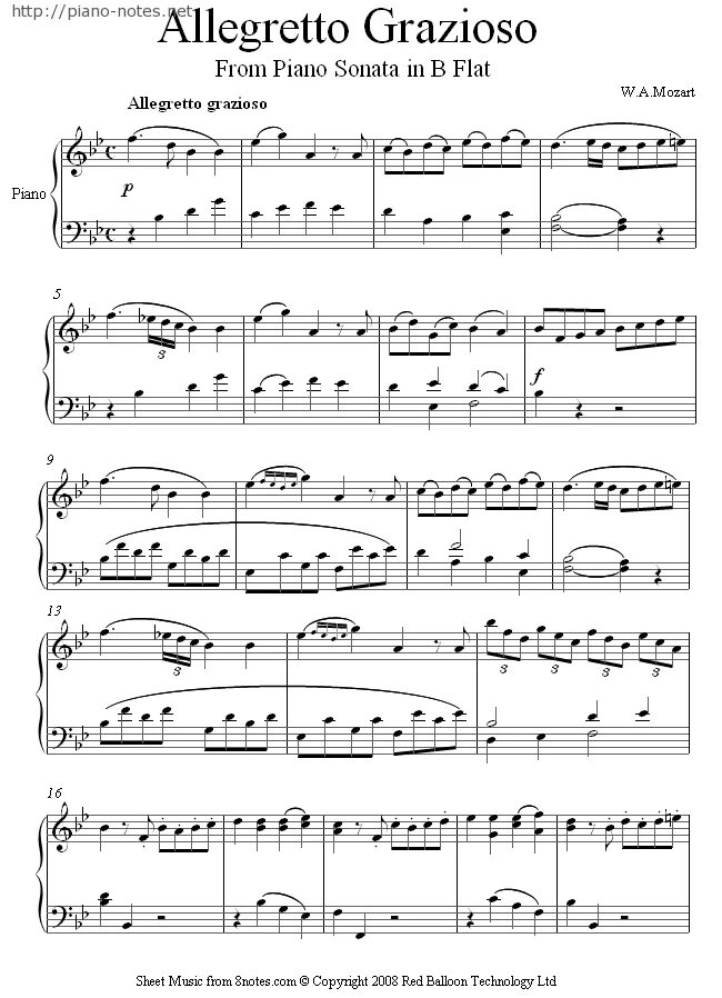 соната си бемоль мажор