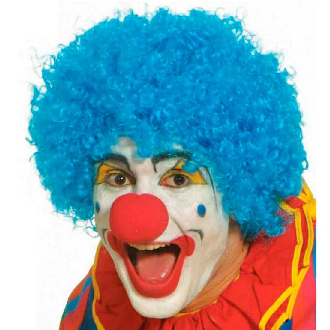 Клоун блю. Клоун. Парик клоуна. Синий клоун. Клоун с синими волосами.