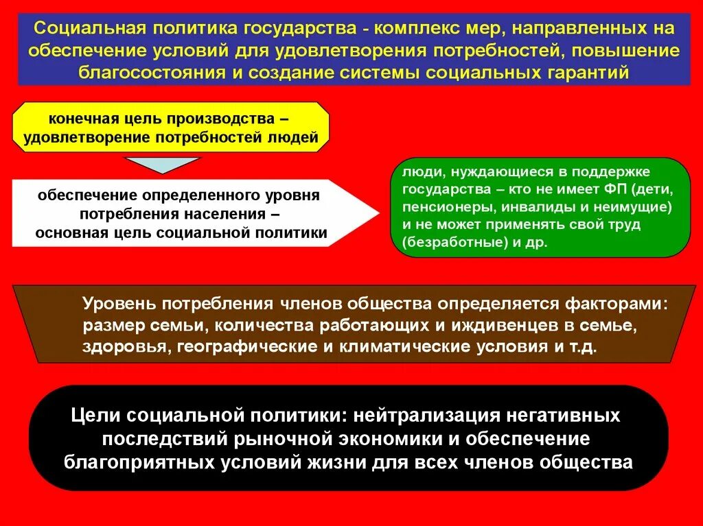 Социальное государство. Государственная социальная политика. Цели государственной социальной политики. На что направлена социальная политика. Политика государства направленная на защиту отечественного производителя