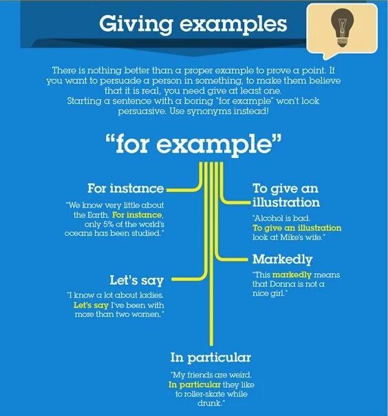 An example is given. Give примеры. give examples. give in примеры. examples.