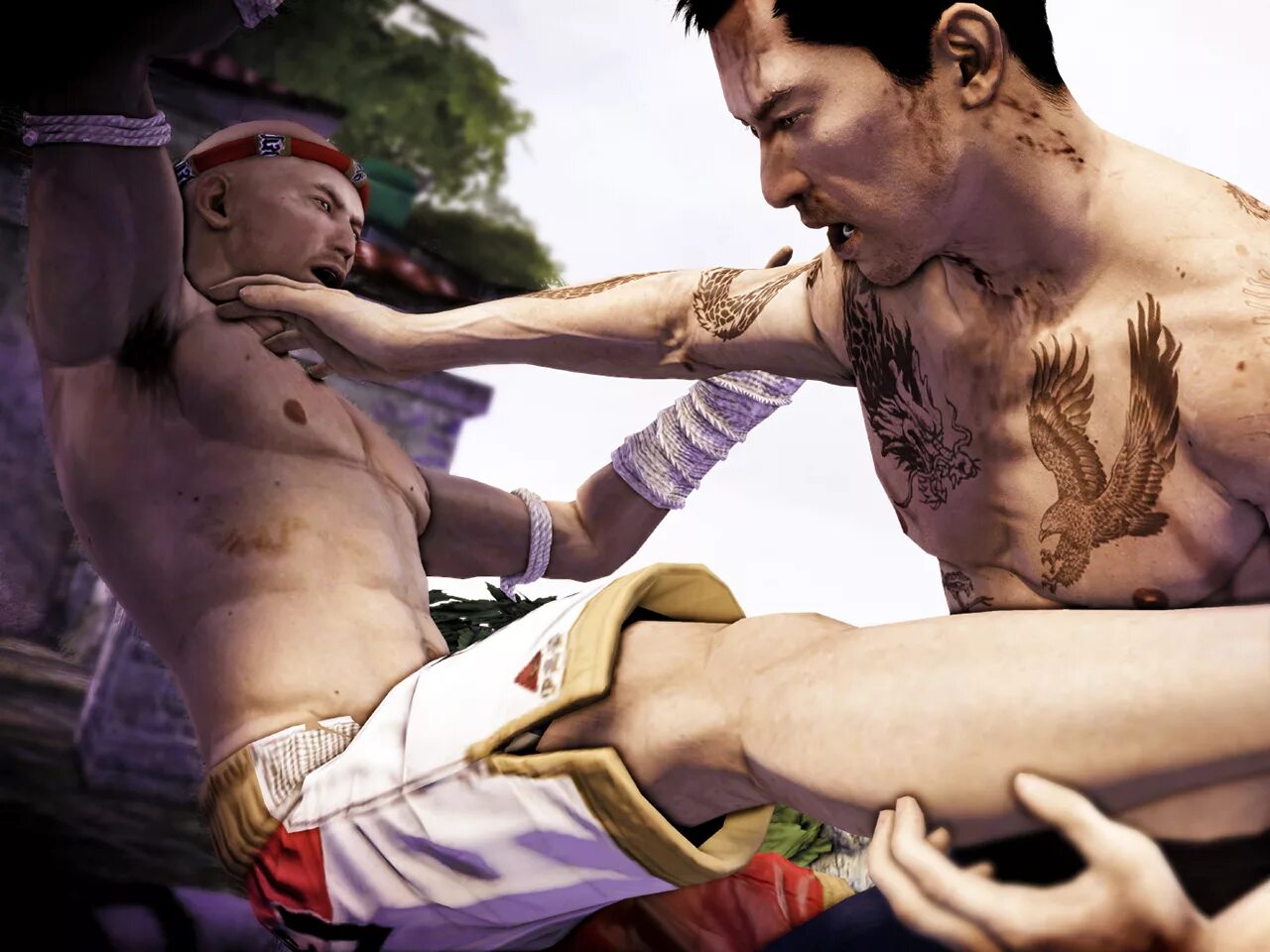 Игра спим 2. Вэй Шень sleeping Dogs. Sleeping Dogs Вэй Шень арт. Слипинг догс Татуировки.