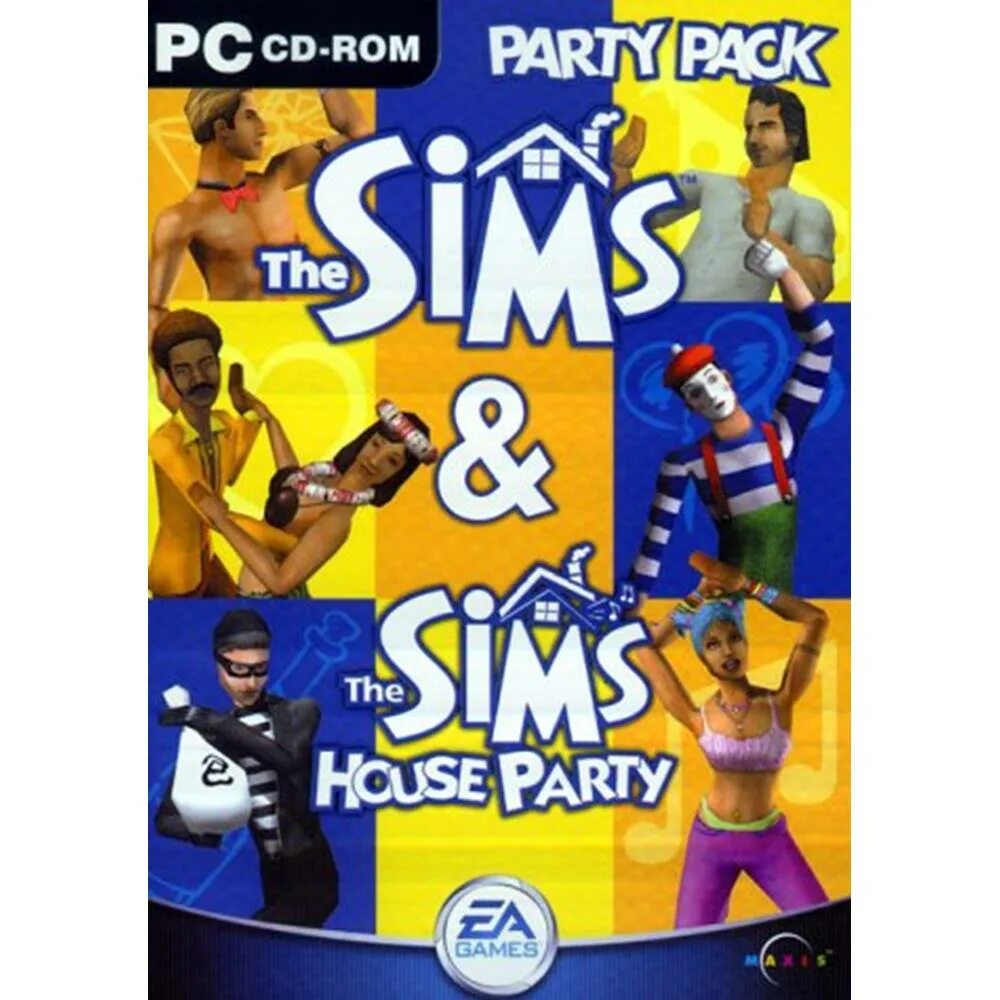 Симс вечеринка. The SIMS vacation музыка и песни. House Party !game logo