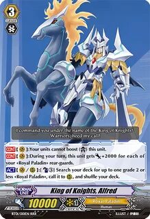 Cardfight vanguard king of knights alfred