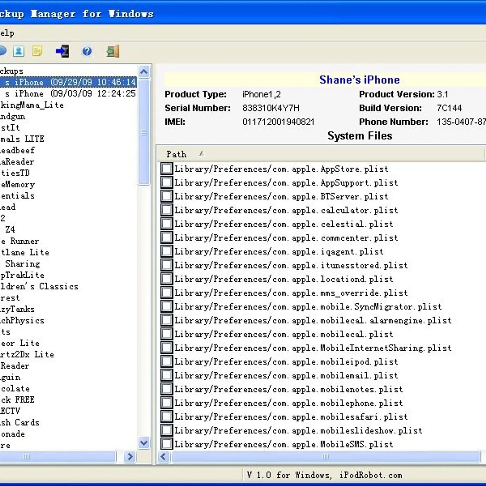 Plist Editor Pro Windows. /Library/preferences. ITUNES 2001. Ibackupbot