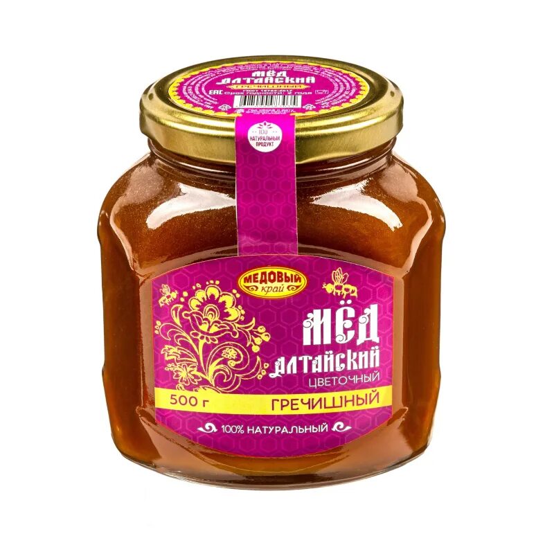 Мед медовый край цветочный 500г. Гречишный мёд. Натуральный мёд гречишный. Гречишно-цветочный мёд.