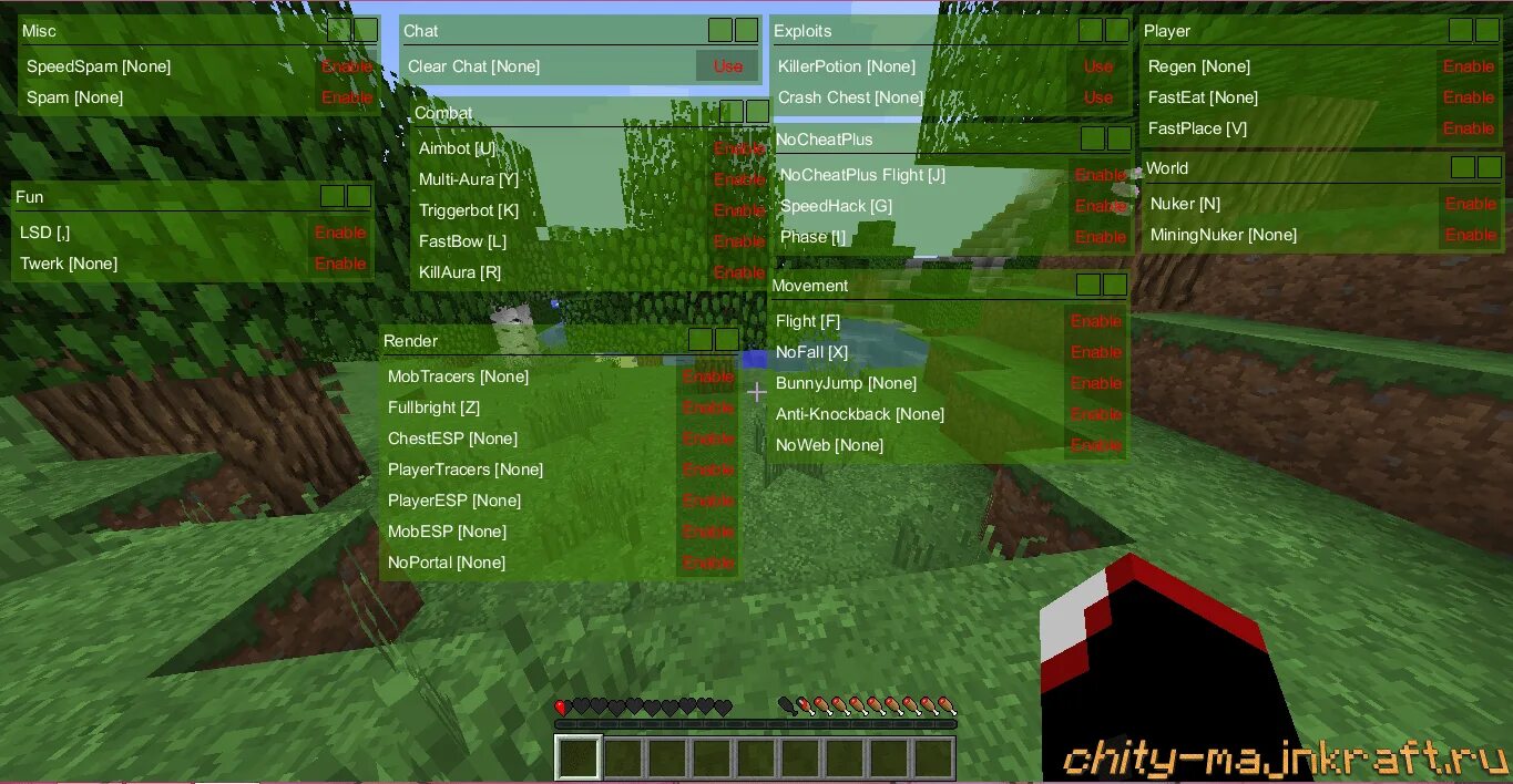 Чит майнкрафт на русский язык. Читы на майнкрафт. Меню Чита майнкрафт. Gui меню читы майнкрафт. Чит клиент майнкрафт.