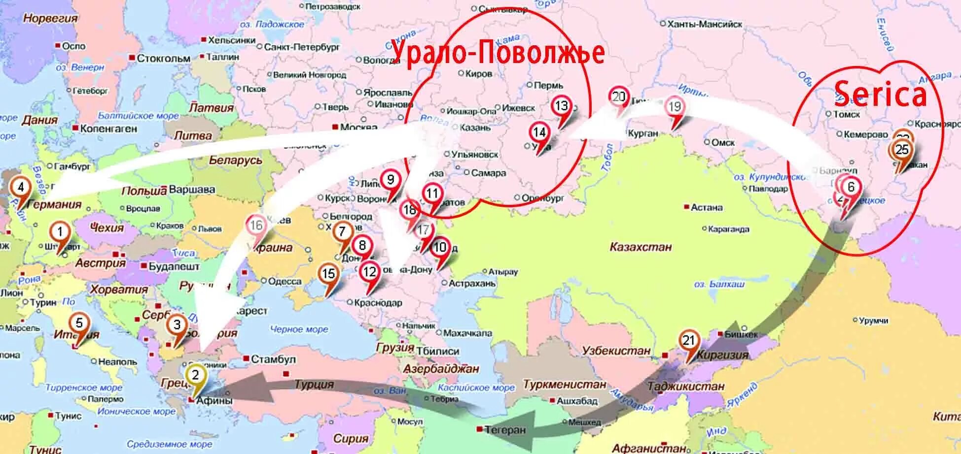 урало поволжская база особенности.