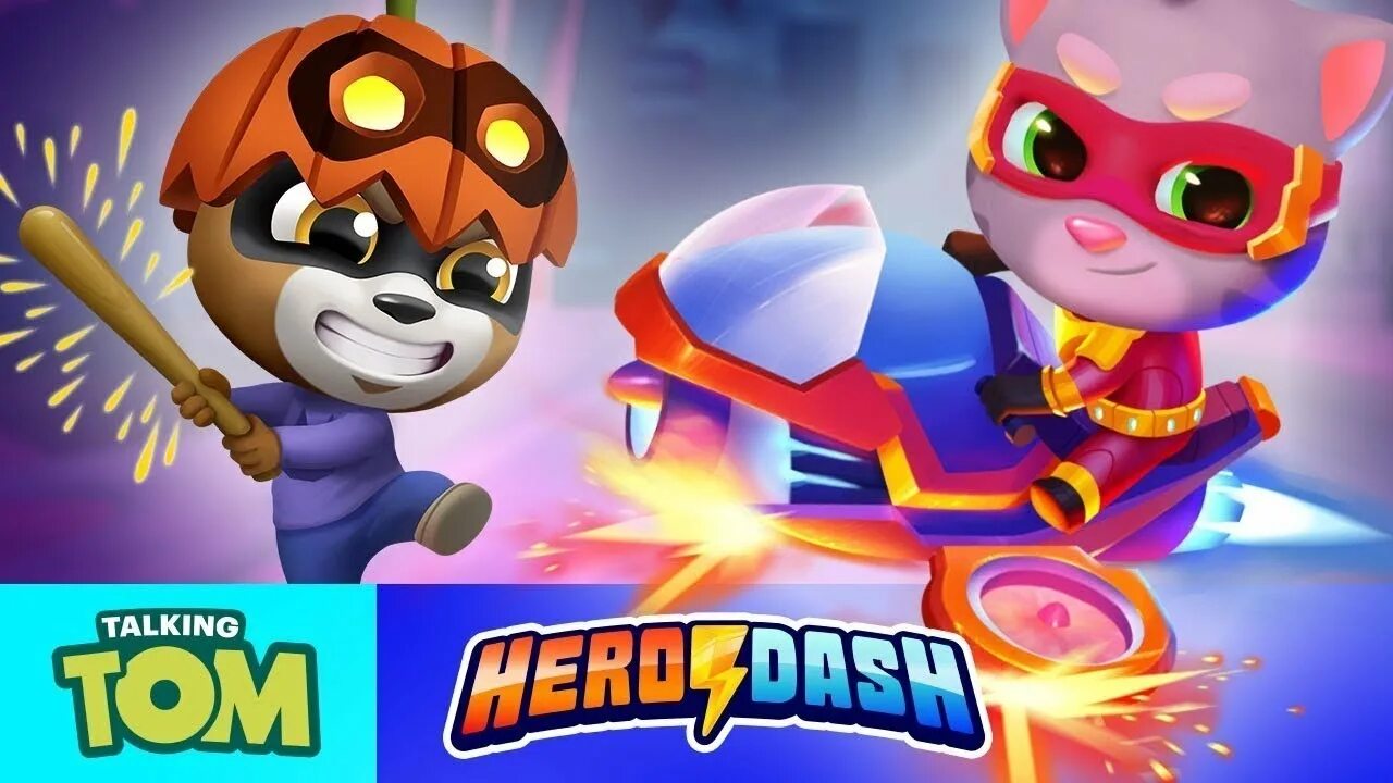 Tom hero dash. Talking Tom Hero Dash. Talking Tom Heroes. Том герой трейлер. Talking Tom Hero Dash Gameplay.