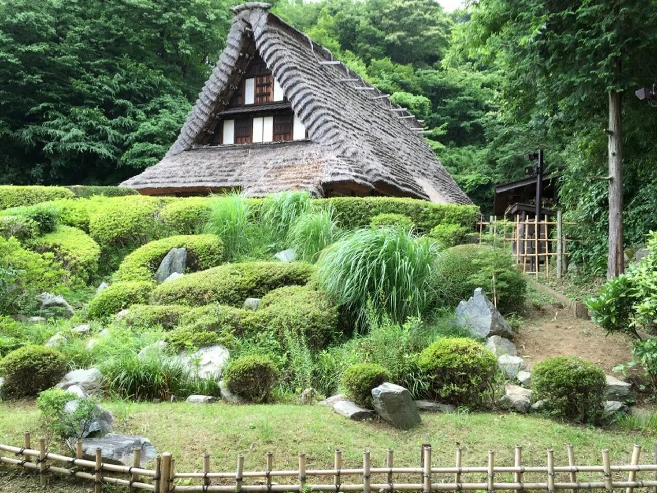 Японская деревня видео