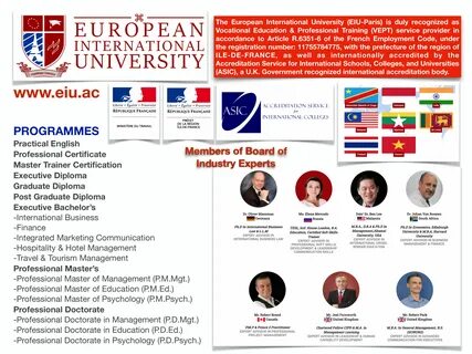 International university degrees