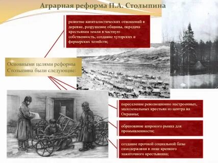 Хутора и отруба столыпинской реформы