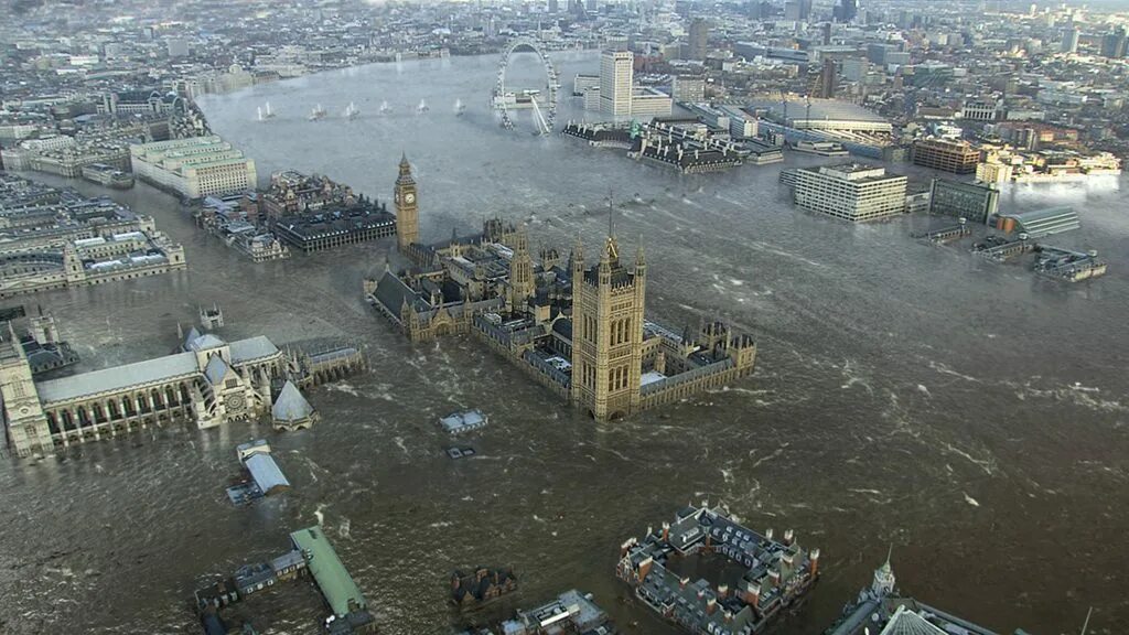 Города где наводнение. Наводнения Темза в Лондоне. Наводнение в Лондоне 2007. Глобальное потепление затопление Лондона.