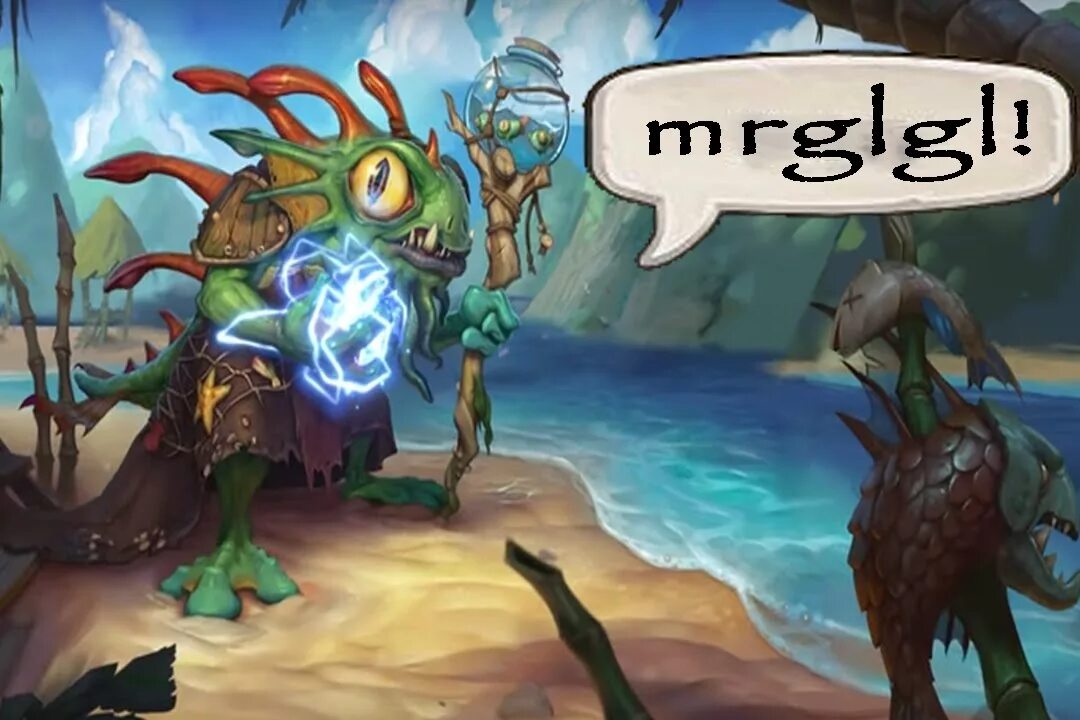Оракул приливов моргл. Оракул моргл. моргл hearthstone. оракул моргл арт.