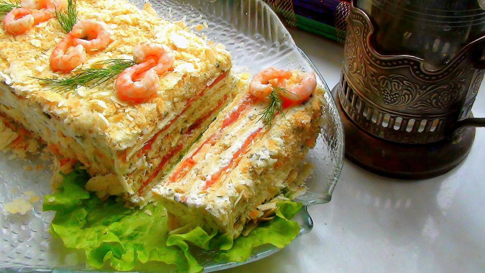 Закусочный торт наполеон из готовых. Закусочный наполеон с консервой. закусочный торт наполеон с консервой. закусочный торт слоеный наполеон. закусочный торт наполеон ольга шобутинская.