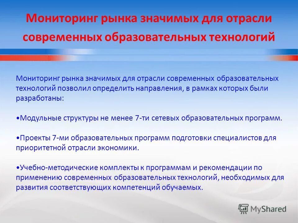 Мониторинг рынка. Мониторинг рынка