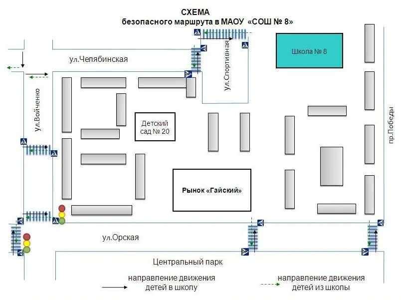 Карта школы