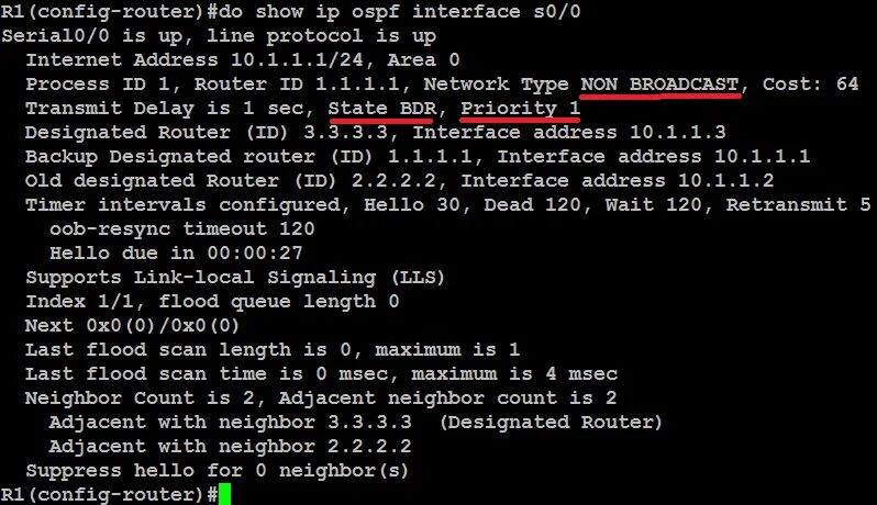 Configuration interface