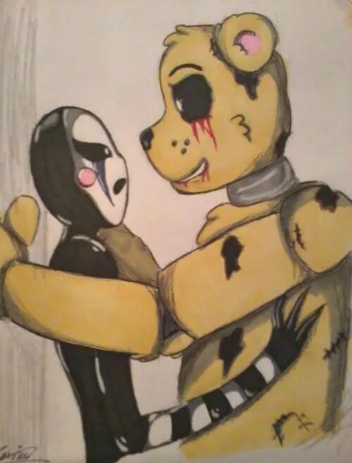 Springtrap x puppet