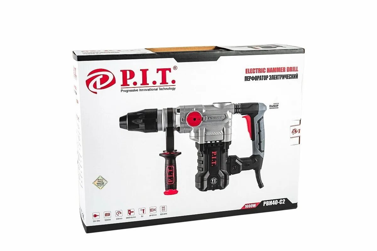 P i t pbh40. Перфоратор pbh40-c2 мастер. перфоратор pit pbh40-c2. перфоратор pbh40-c2 мастер (2-реж, вертик,1600 вт, 9 дж, sds-max, алюм. корпус). перфоратор p.i.t. мастер pbh24-c.