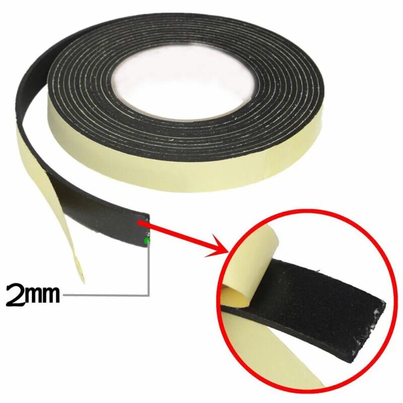 Лента резиновая уплотнительная самоклеющаяся. Скотч 2-х сторонний 22ммх5м (зеленая основа) 46675. Скотч для резинок. Лента уплотнительная 5мм 25мм. Лента резиновая герметизирующая 10м.