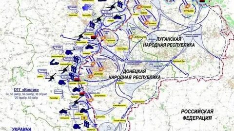 Карта действий лнр