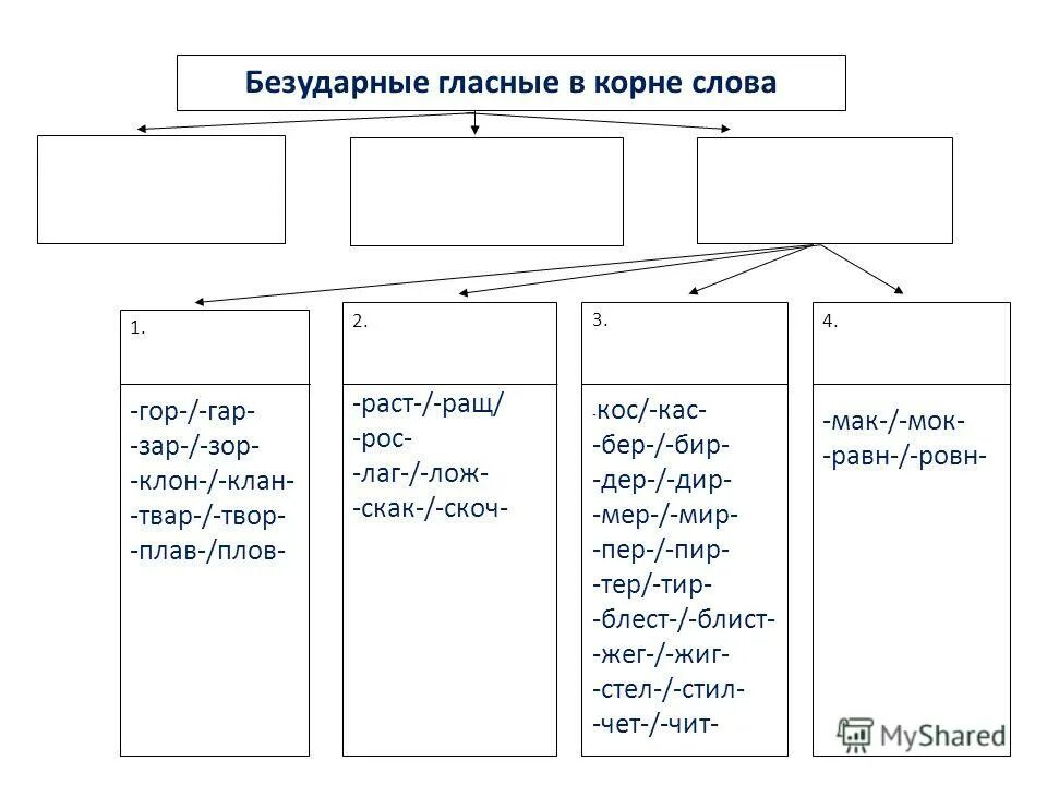 Слова в корне скак