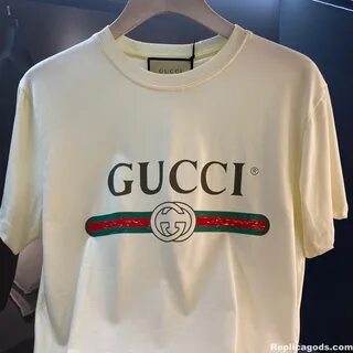 Gucci oversize t-shirt with gucci logo- TP48.