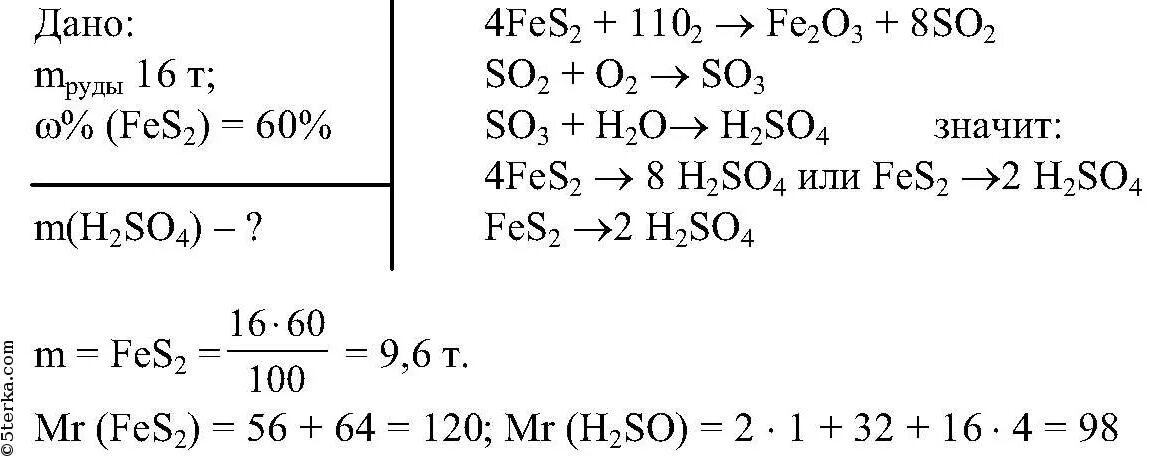 Дисульфид железа fes2. Получение дисульфида железа. Дисульфид железа окисление. Масса серной кислоты.