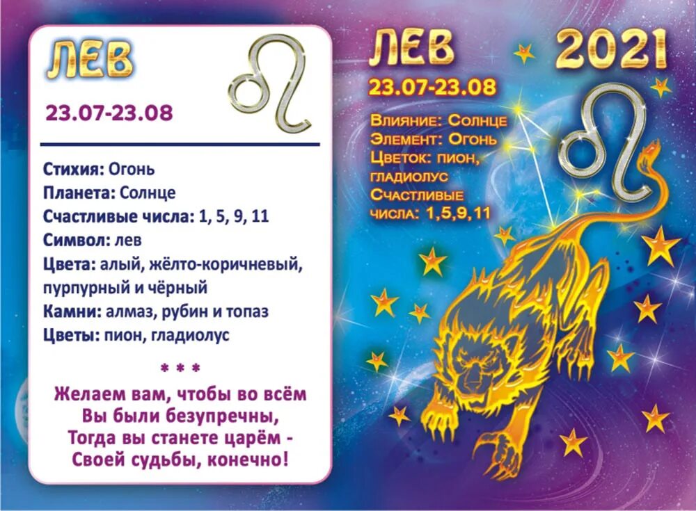 Число льва женщины