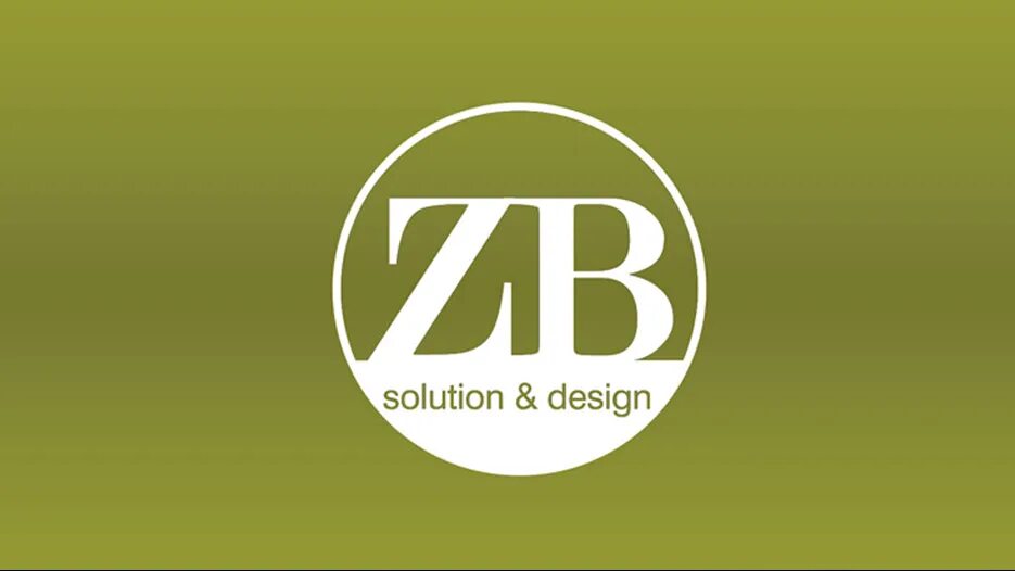 Design solutions. ZB. ZB logo. Zb6yk3.
