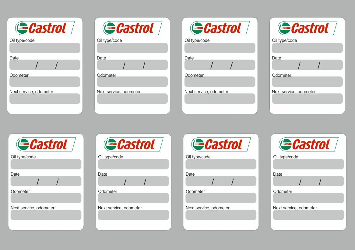 Бирки для масла. Бирка кастрол для замены масла. Бирка замены масла кастрол артикул. Сервисная наклейка. Сервисная бирка для замены масла.