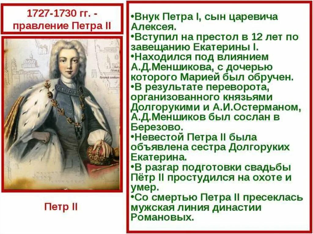 Политика петра второго. 1727-1730 Правление. 1727-1730 Правление Петра 2. Фавориты правления Петра 2.