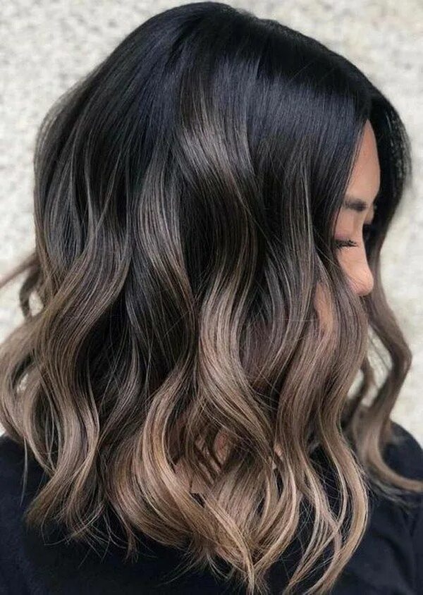Cherry Chocolate Balayage Bob Brunette hair color, Balayage hair, Hair shades