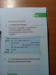 6 complete the dialogues
