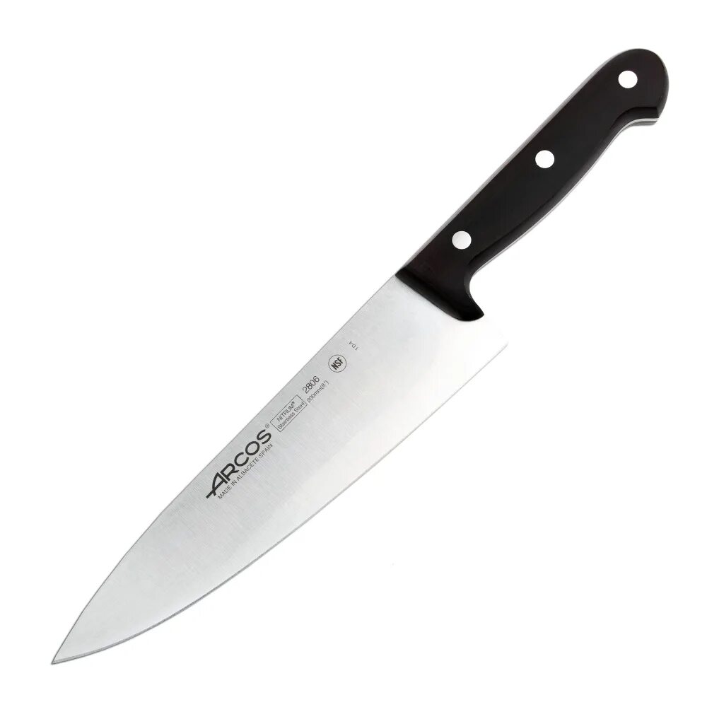 Нож кухонный купить в спб. Нож Аркос. Поварские ножи Аркос. Arcos нож поварской 25 cm. Нож Arcos Universal.