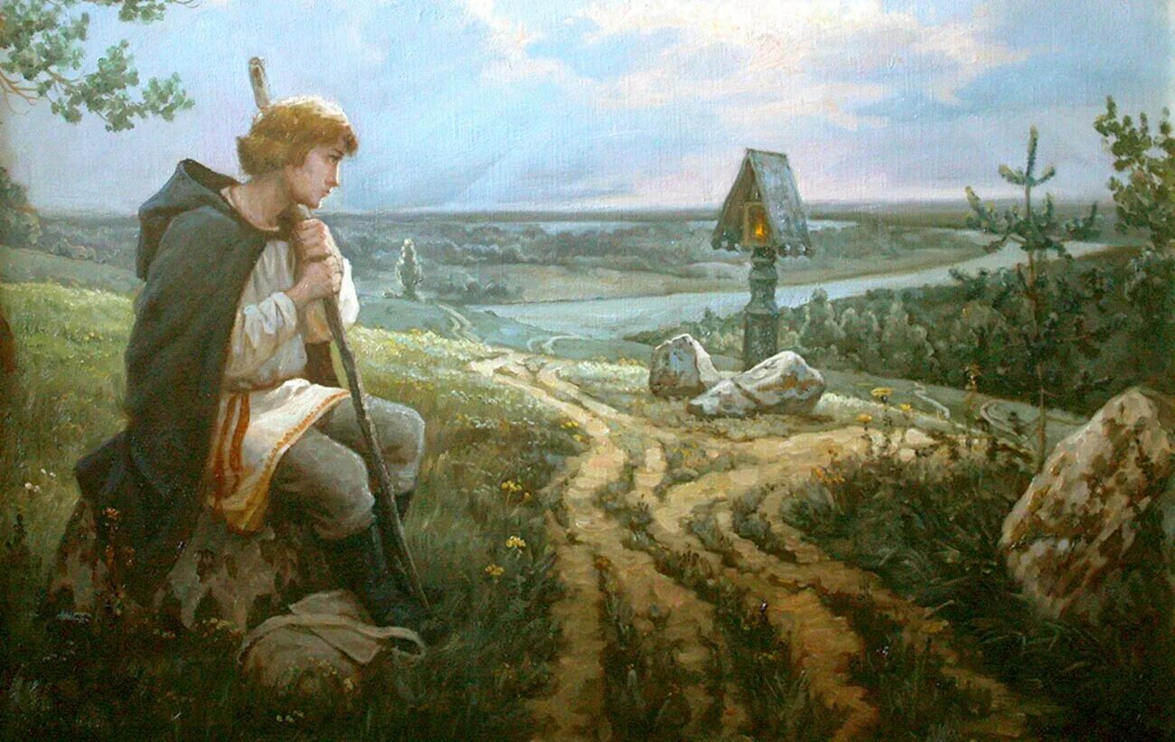 Картины Андрея Шишкина путь Ратника. Для меня святая русь для других занозенька
