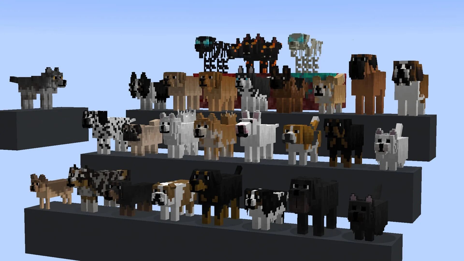 18. Собака из майнкрафта. Мод на собак. Майнкрафт немецкий дог мод. Мод на собак 1.